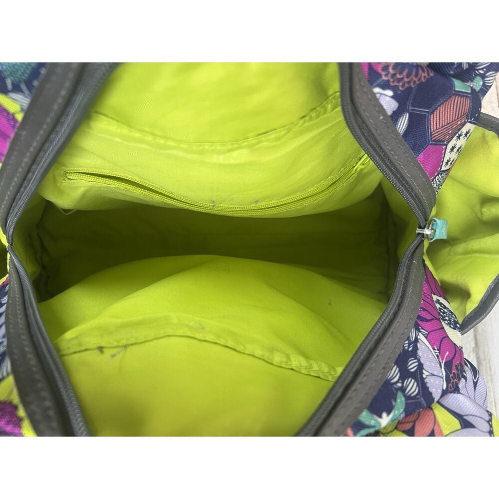 Lily Bloom Sunflower Peace Handbag Satchel Shoulder Bag Matching Wallet Set - Picture 6 of 16